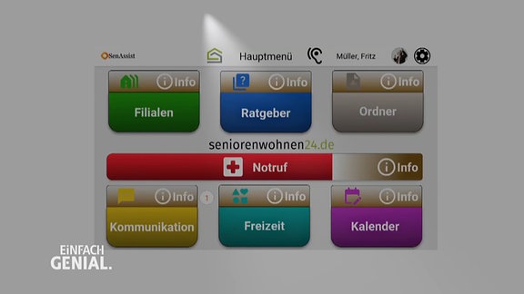 Screenshot einer App