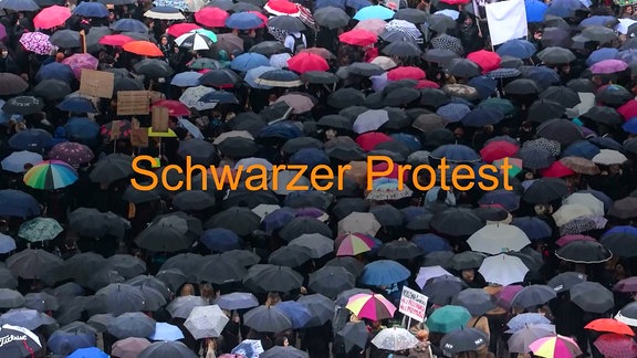 Schwarzer Protest