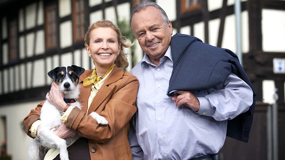 Hund Hugo, Jutta Kammann (Oberschwester Ingrid Rischke), Dieter Bellmann (Prof. Gernot Simoni).