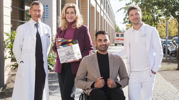 Udo Schenk, Alexa Maria Surholt, Tan Caglar und Jascha Rust