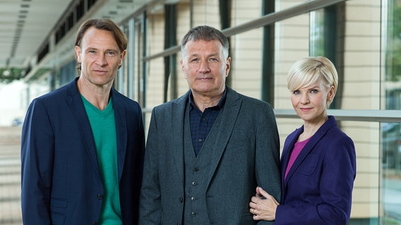  Dr. Martin Stein (Bernhard Bettermann), Dr. Roland Heilmann (Thomas Rühmann), Dr. Kathrin Globisch (Andrea Kathrin Loewig)