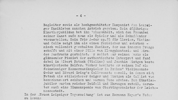 Auszüge aus der Monatsschrift "Das leere Haus", die die Mitarbeitenden des Leipziger Senders während des Krieges über Interna auf dem Laufenden hielt. 