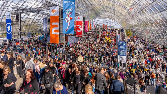 Buchmessechor von MDR KLASSIK auf der Leipziger Buchmesse 2024. 