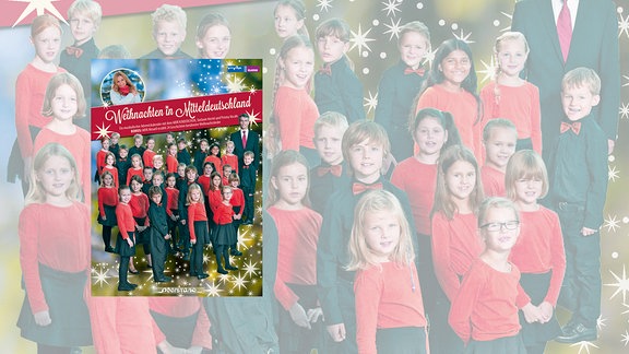 Cover der CD des MDR KINDERCHORES - Weihnachtslieder gesungen vom MDR KINDERCHOR, Prisma Vocale und Stefanie Hertel 