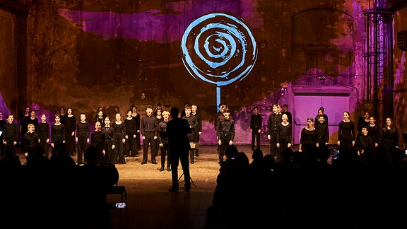 MDR-Kinderchor im Kunstkraftwerk Leipzig