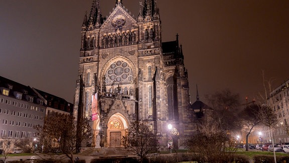 Der MDR-Rundfunkchor beim "Nachtgesang" in der Leipziger Peterskirche