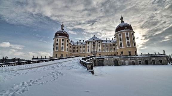 Schloss Moritzburg im Winter