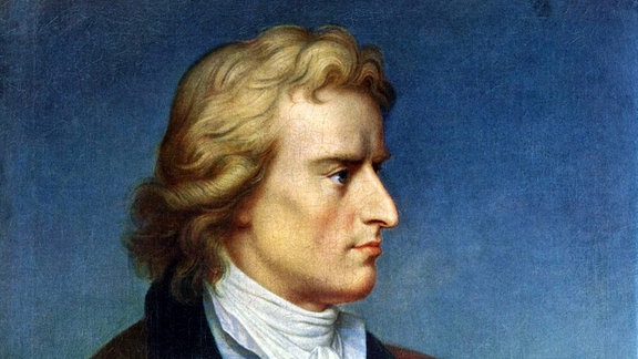 Gemälde von Gerhard von Kügelgen zeigt Johann Christoph Friedrich von Schiller