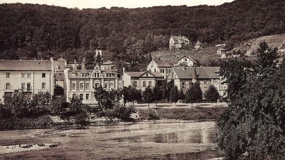 Postkarte Bad Kösen, 1912