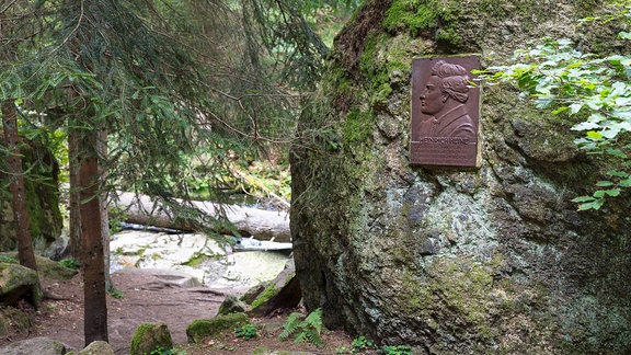 Gedenktafel an Heinrich Heine.