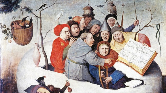 Repro: Hieronimus Bosch - "Konzert im Ei"