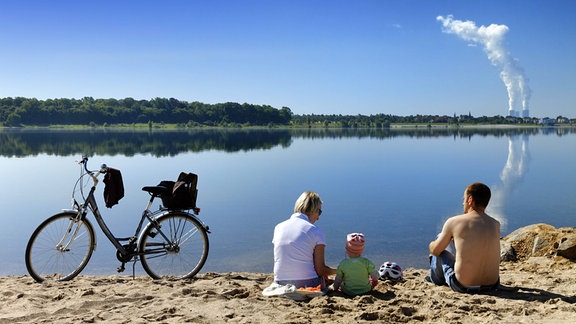 Menschen am Cospudener See