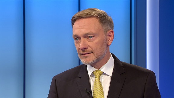 Christian Lindner im Studio