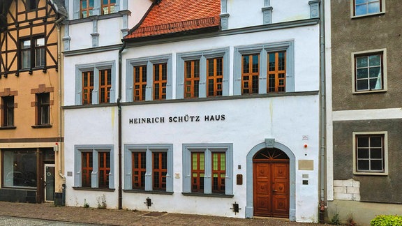 das Heinrich-Schütz-Haus in Weißenfels, Sachsen-Anhalt