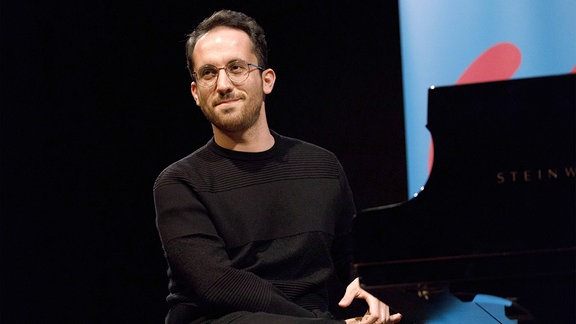 Igor Levit bei der lit.Cologne 2019.