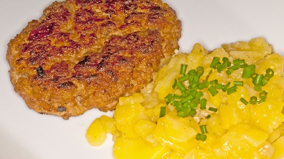 Bulette mit Kartoffelsalat