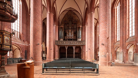 Blick in die Marienkirche Stendal