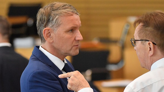 Björn Höcke und Karlheinz Frosch