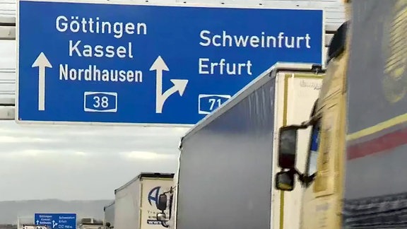 Stau auf der A38