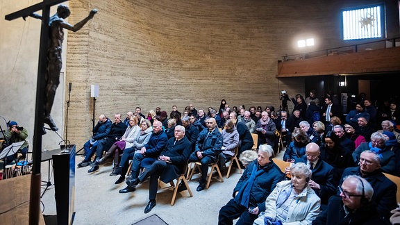 Andacht bei der zentralen Gedenkveranstaltung anlässlich von 35 Jahre friedliche Revolution und Mauerfall