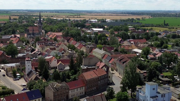 Blick auf Lützen.