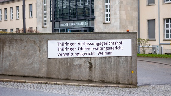 Verfassungsgericht, Oberverwaltungsgericht und Verwaltungsgericht in Weimar