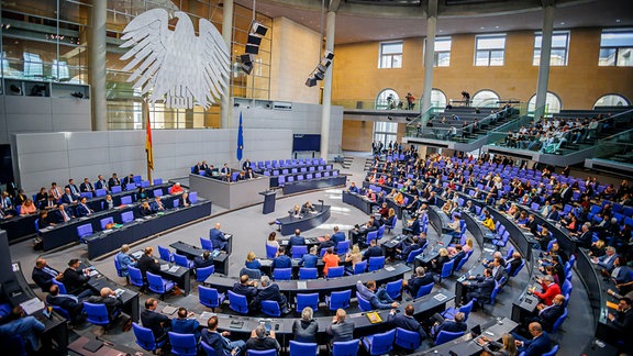 Plenum des Deutschen Bundestages. Berlin