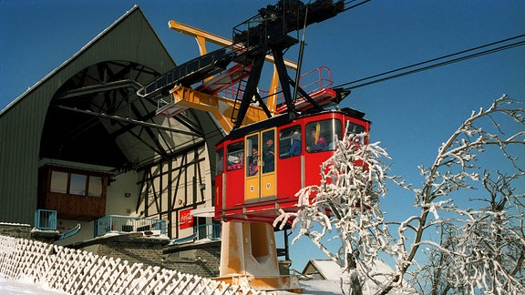 Die Fichtelberg Schwebebahn, Bergstation