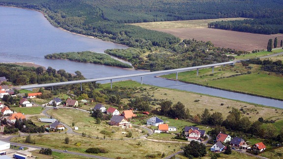 Visualisierung der Muldebrücke bei Pouch