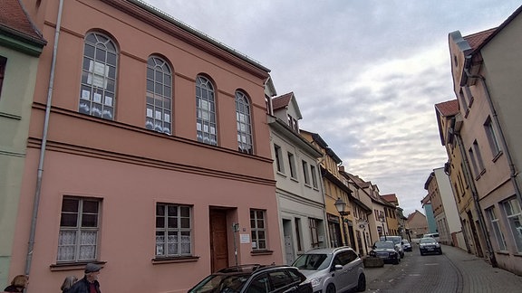 Blick in eine Straße.