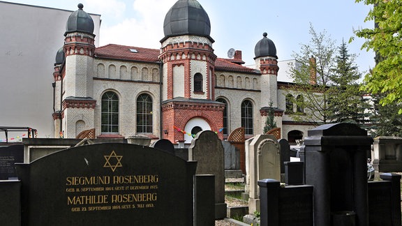 Die Synagoge der Jüdischen Gemeinde Halle/Saale (Sachsen-Anhalt)