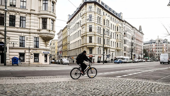 Der Hasselbachplatz in Magdeburg.