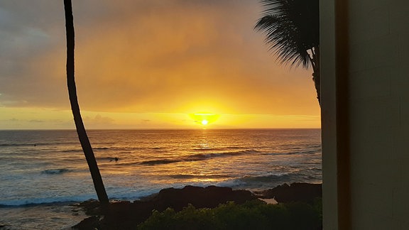 Sonnenuntergang auf Hawaii