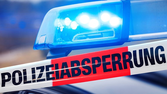 Polizeiabsperrung 