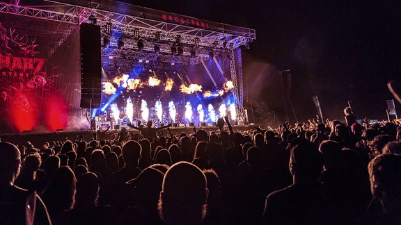 Heaven Shall Burn live auf dem Rockharz Open Air 2017 auf dem Flugplatz Ballenstedt. 