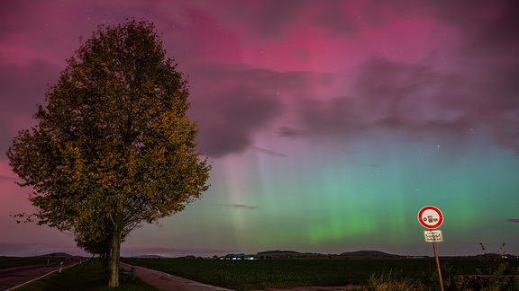 Polarlichter über Zittau