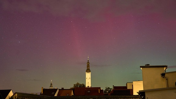 Polarlichter über Zittau