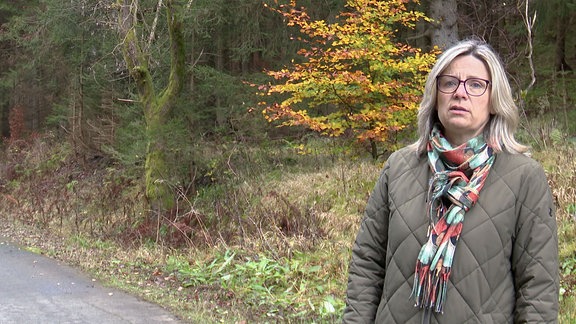 Anja Storch. Sie ist die Vorsitzende der Bürgerinitiative Pöhlwassertal. 