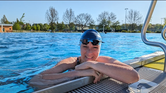 Das Freibad in Mittweida.