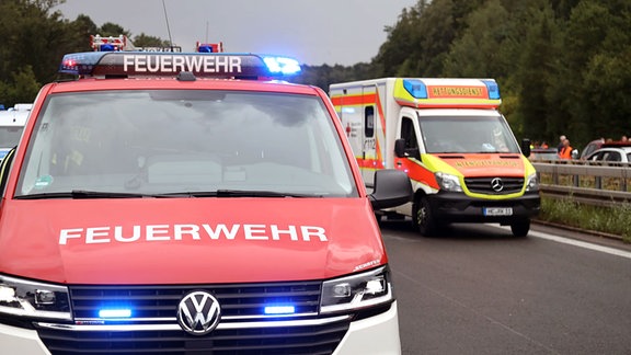 Massenunfall auf A4 zwischen Siebenlehn und Berbersdorf