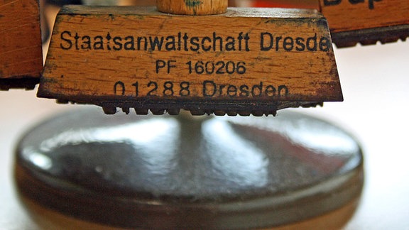 Stempel der Staatsanwaltschaft Dresden