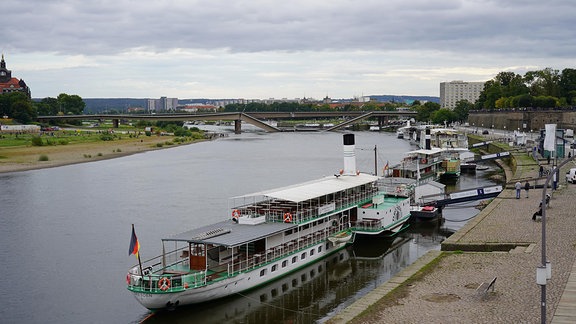 Abriss der Carolabrücke in Dresden