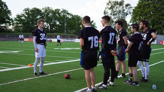 Flag Football Monarchs Training