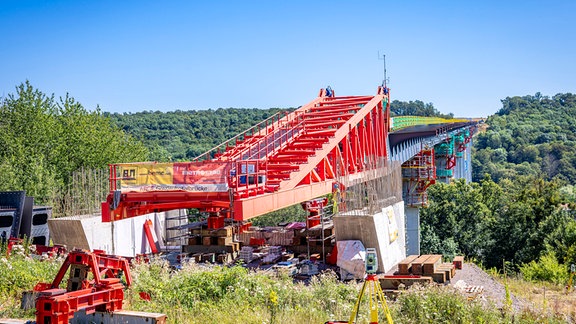 Brücke Gottleubatal am 30. Juli 2024