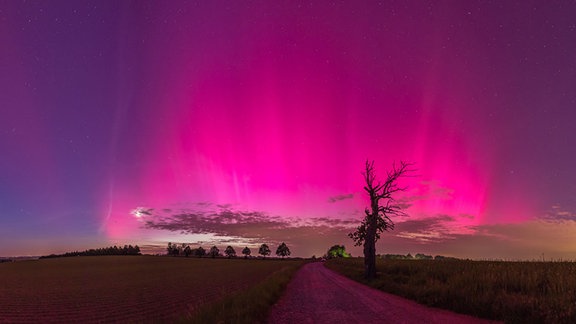 Polarlichter bei Scharfenberg.