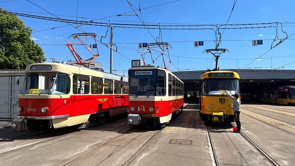 Strassenbahn der Baureihe Tatra.