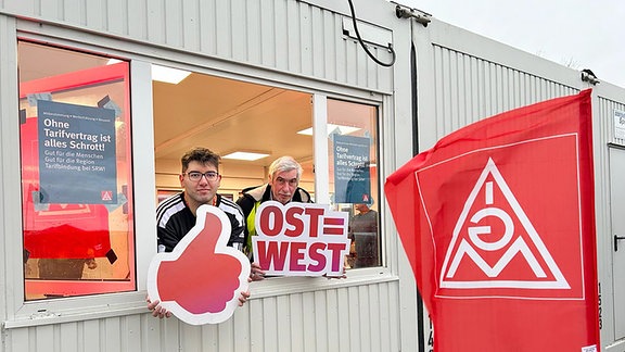 Streik bei SRW in Epenhain