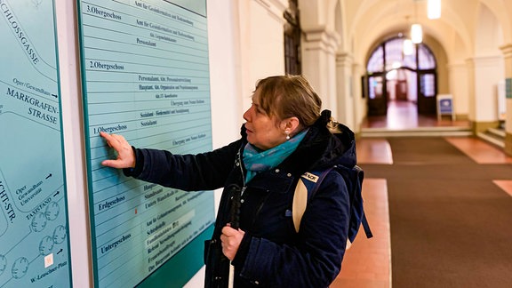 Susanne Siems vom Beirat für Menschen mit Behinderungen in Leipzig