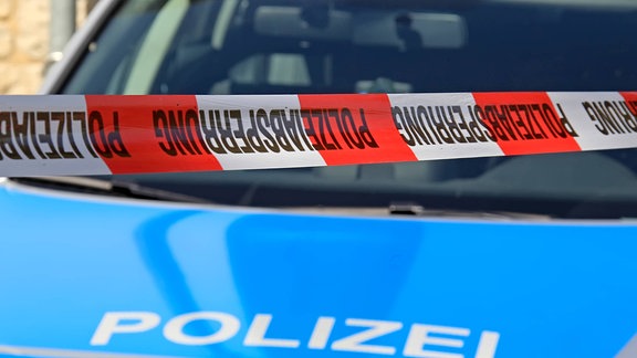 Polizeiabsperrung