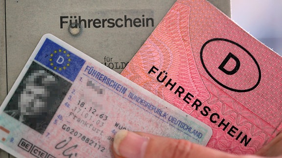 Verschiedene Führerscheine